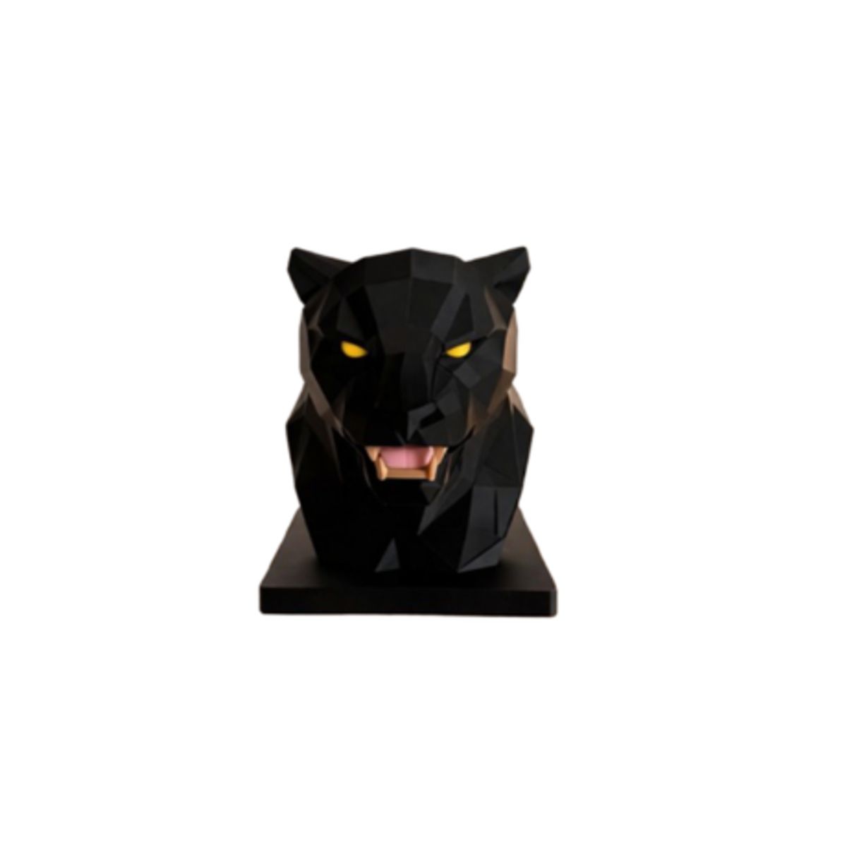 GENERICO - Escultura Decorativa Prints Patro- Busto de Pantera