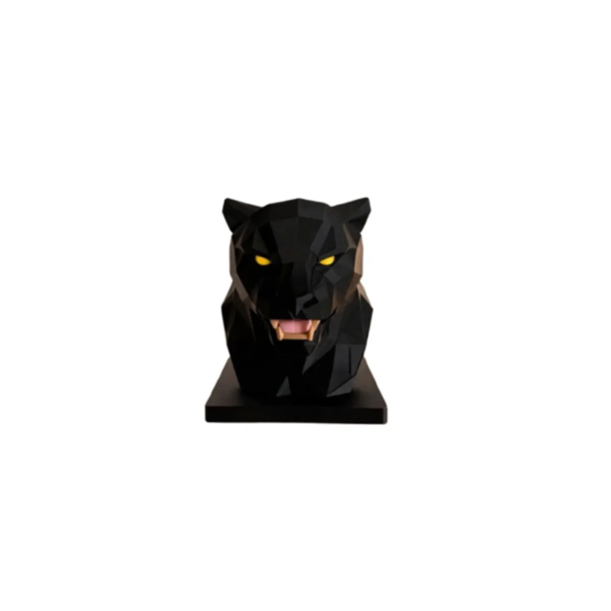 GENERICO - Escultura Decorativa Prints Patro- Busto de Pantera