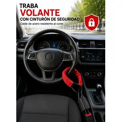 MOVI - Traba Volante con Cinturón de Seguridad Antirrobo Universal