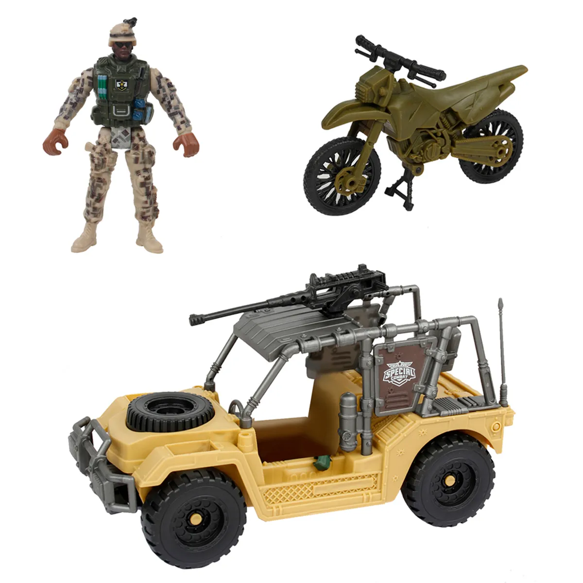 GREEN DOLPHIN - Vehículo Combate Camioneta y Moto Special Combat