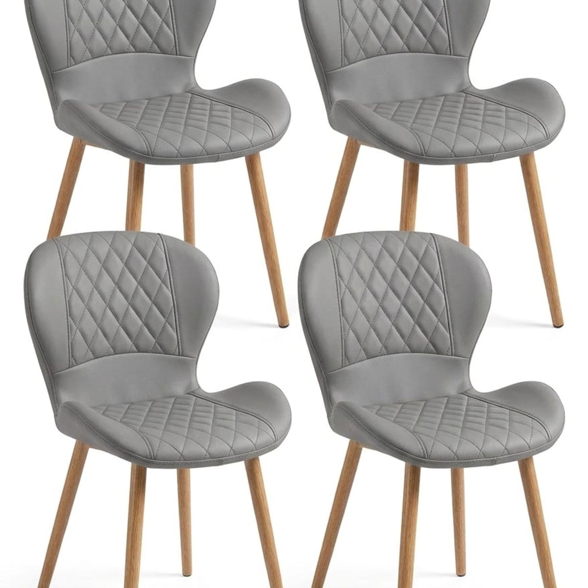 GENERICO - Pack 4 Sillas De Comedor Modelo Diamante