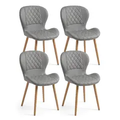 GENERICO - Pack 4 Sillas De Comedor Modelo Diamante