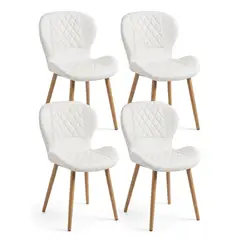 GENERICO - Pack 4 Sillas De Comedor Modelo Diamante