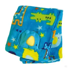 PUMUCKI - Manta Extra Suave Niño Azul - Máximo Confort Bebés