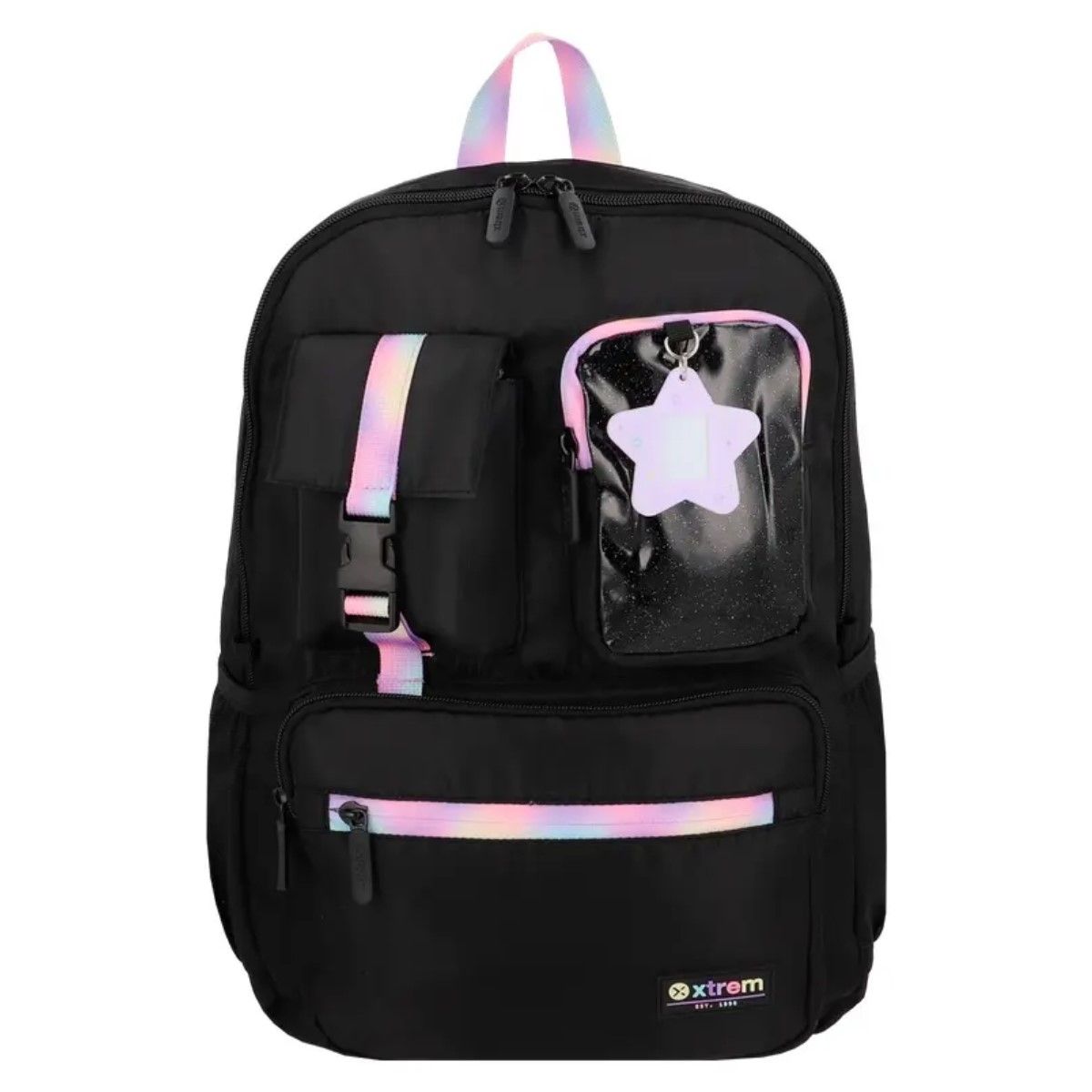 GENERICO - Mochila Notebook Xtrem  6xt Negro/multicolor 15 BELUG