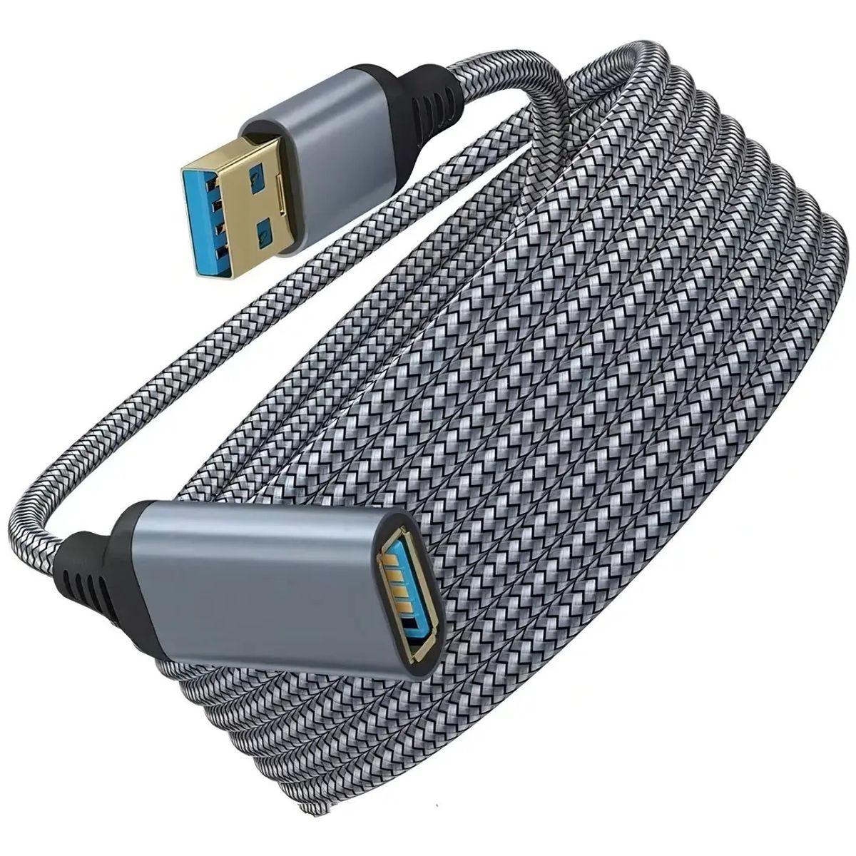 GENERICO - Cable Extensión Usb 3.0 Macho Hembra 3mts 5gbs
