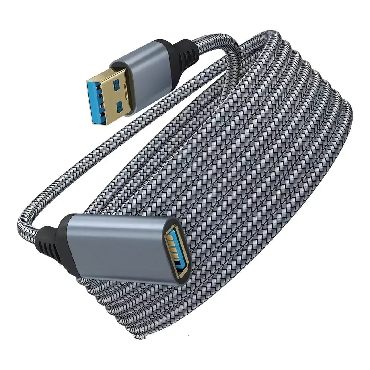 GENERICO - Cable Extensión Usb 3.0 Macho Hembra 3mts 5gbs