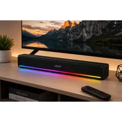 GENERICO - Barra de Sonido Bluetooth RGB Speaker Gamer USB Tipo C 10W