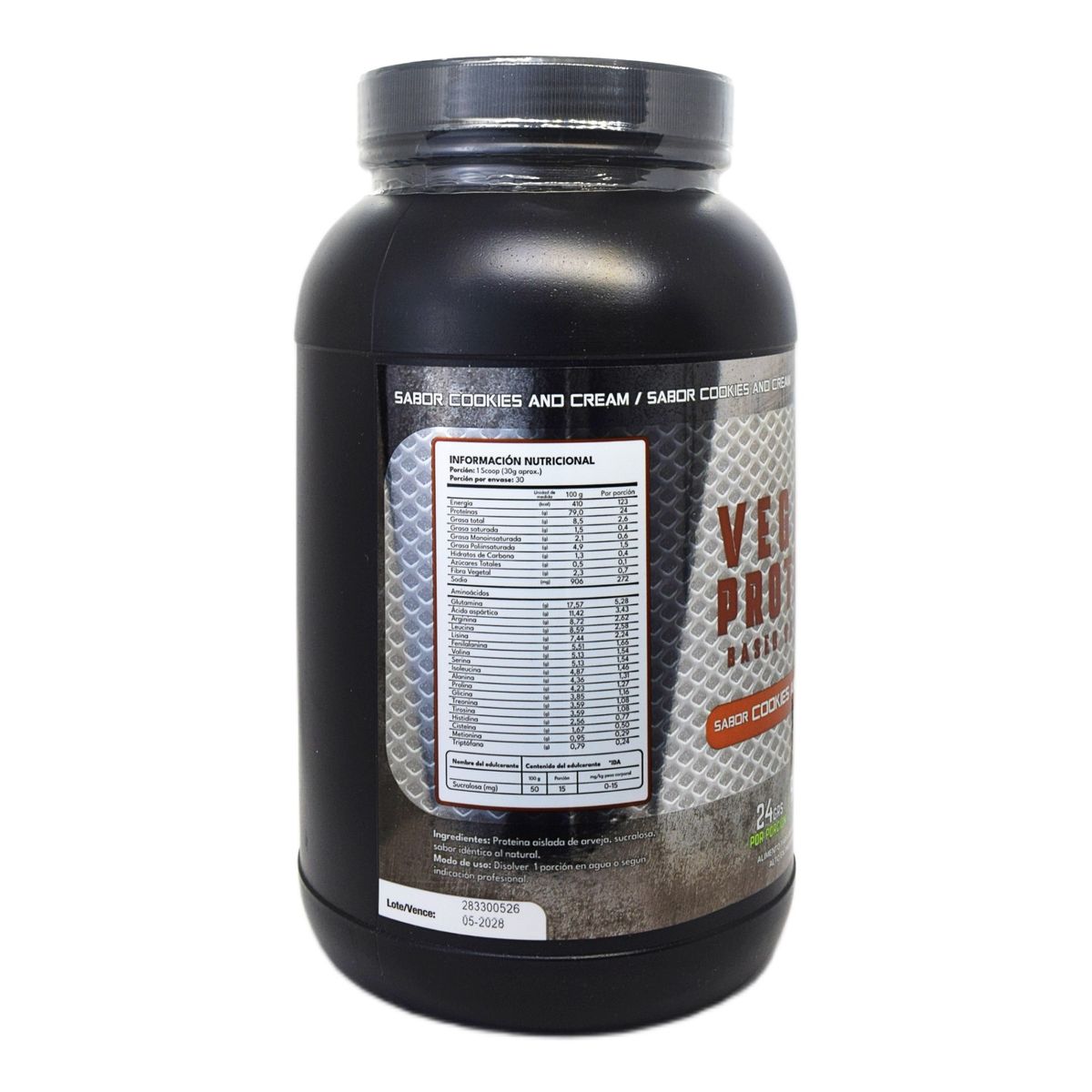 FNL - Vegan Protein Sport Cookies And Cream 900 Grs