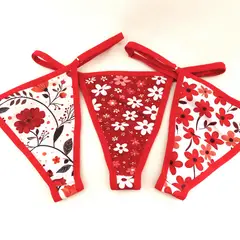 CREA PRINT - Pack 3 Colales Basic Sensual Ajustable Mapanare Estampados