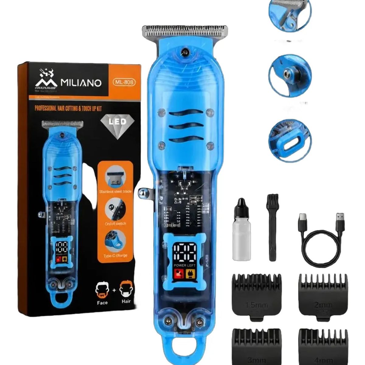 GENERICO - Máquina Afeitadora Profesional Para Cortar Pelo
