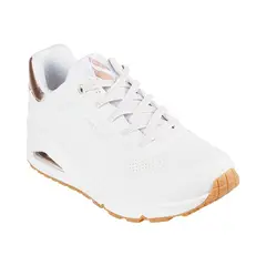 SKECHERS - Zapatillas Mujer Uno Shimmer Away Blanca WT