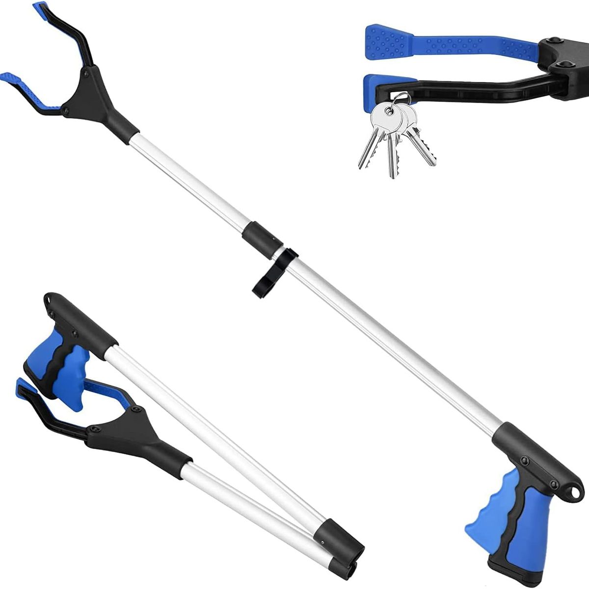 Bastón Con Pinza De Agarra Recogedor De Basura Plegable, marca KUANGYE - Foto Principal