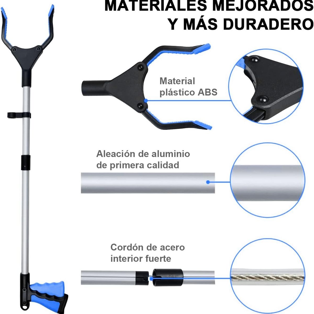Bastón Con Pinza De Agarra Recogedor De Basura Plegable, marca KUANGYE - Foto 2