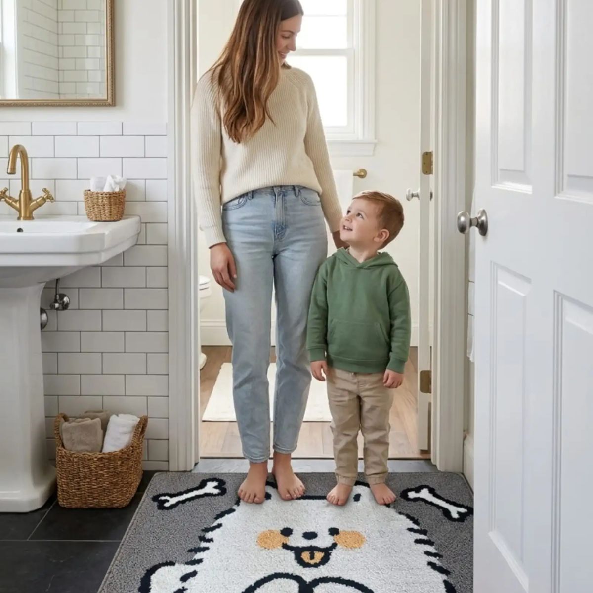 GENERICO - Juego De 2 Alfombras Decorativas Multiuso Para Hogar