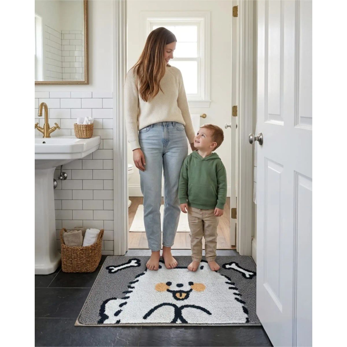 GENERICO - Juego De 2 Alfombras Decorativas Multiuso Para Hogar