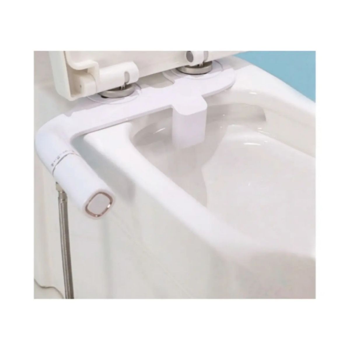 VIDA BUENAS - Bidet Blanco Para Inodoros Doble Boquilla Con Autolimpieza