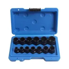 GENERICO - Set Dados Extractores Pernos Y Tuercas Rodadas 9 A 19mm