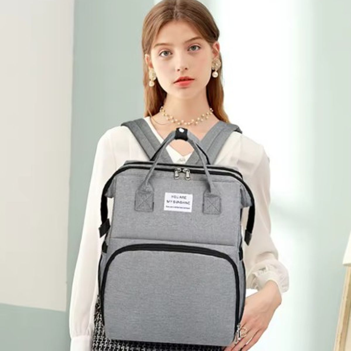 MOVI - MOCHILA PAÑALERA Y MUDADORA DE BEBE 3 en 1