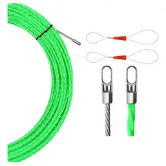 GENERICO - Laucha Pasacable De Fibra 4.5mm X 25 Mts. Atrapa Cables