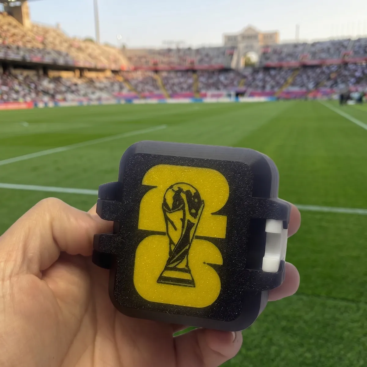GENERICO - Caja mini porta figuritas album mundial fifa 2026 (+200 Láminas) - Negro