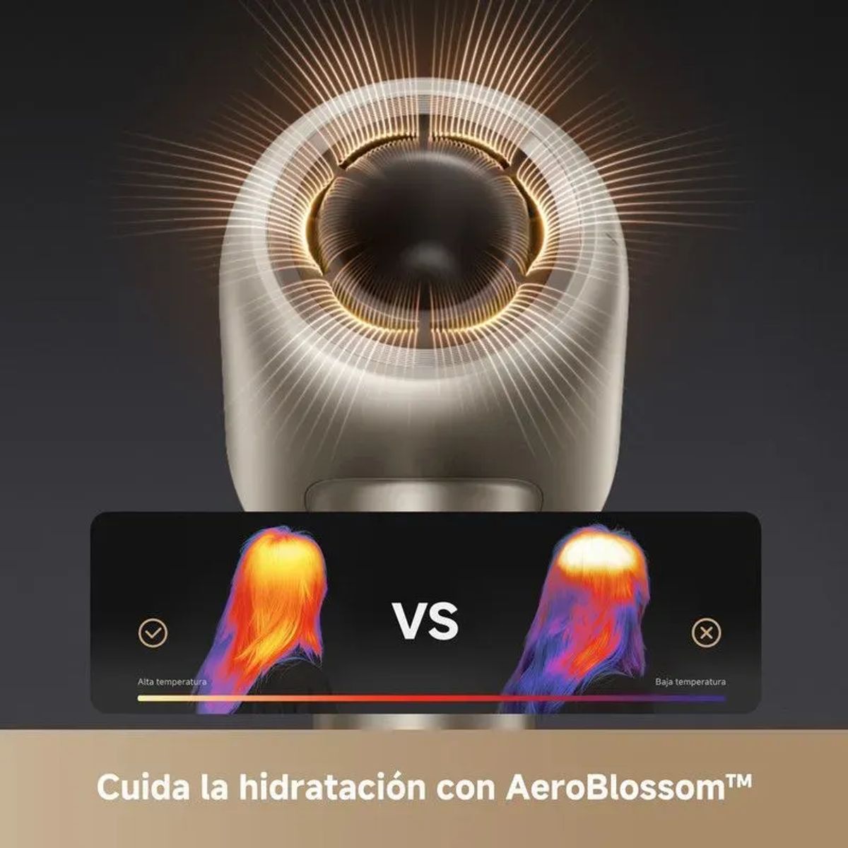 MOVA - Secador de Pelo Tecnología FlowerFlow de Flujo de Aire Suave MOVA Shine10