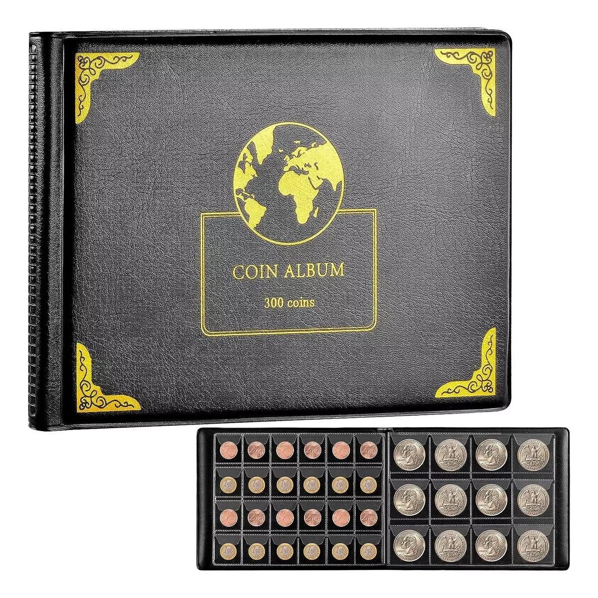 GENERICO - Álbum Para 300 Monedas Coleccionistas Numismática