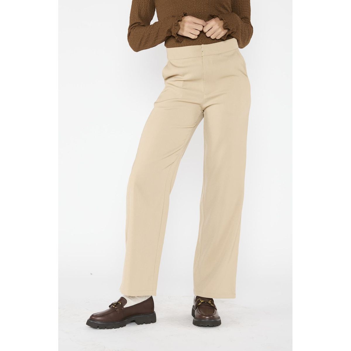 ECLIPSE - Pantalón Fran Beige