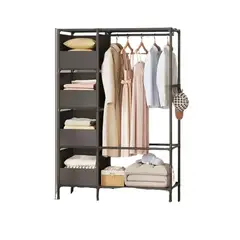 GENERICO - Perchero Organizador De Ropa Closet Moderno Estante Armable