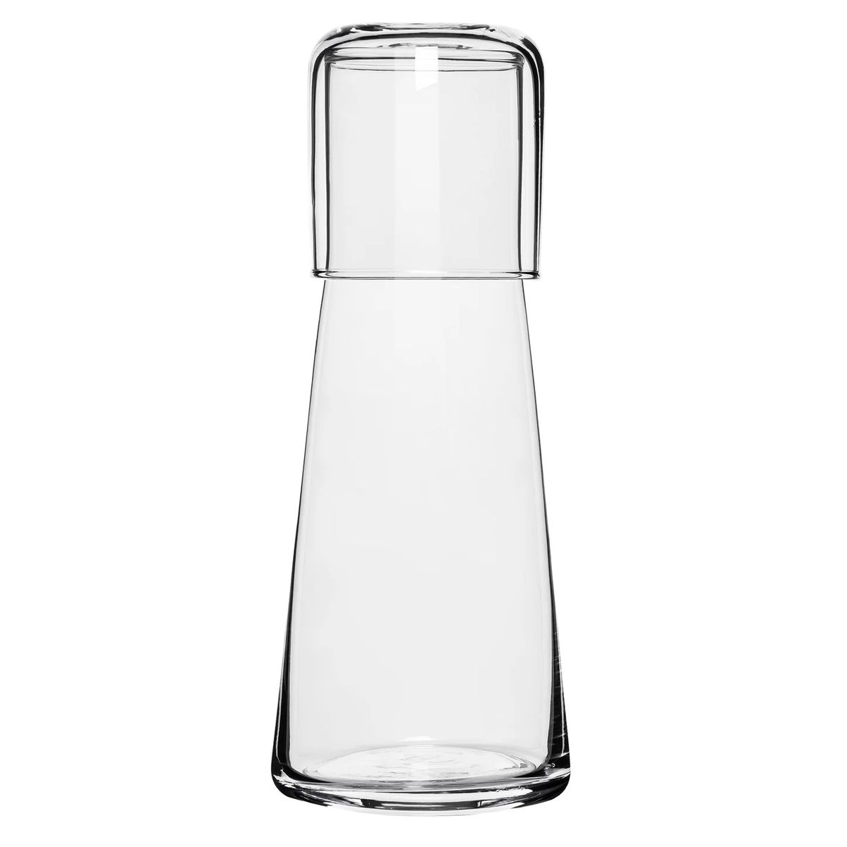 REGALITOLINDO CL - Jarra y Vaso Mesa de Noche. Botella de Agua - Vidrio Reciclado