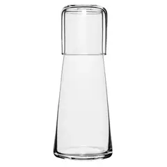 REGALITOLINDO CL - Jarra y Vaso Mesa de Noche. Botella de Agua - Vidrio Reciclado