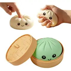 TIOZONEY - 2PCS Squishy De Dumpling Antiestrés Diversion Niños