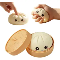 TIOZONEY - 2PCS Squishy De Dumpling Antiestrés Diversion Niños