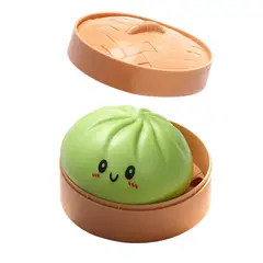 VATYERTY - Juguete antiestrés con forma de bollo sonrisa Verde