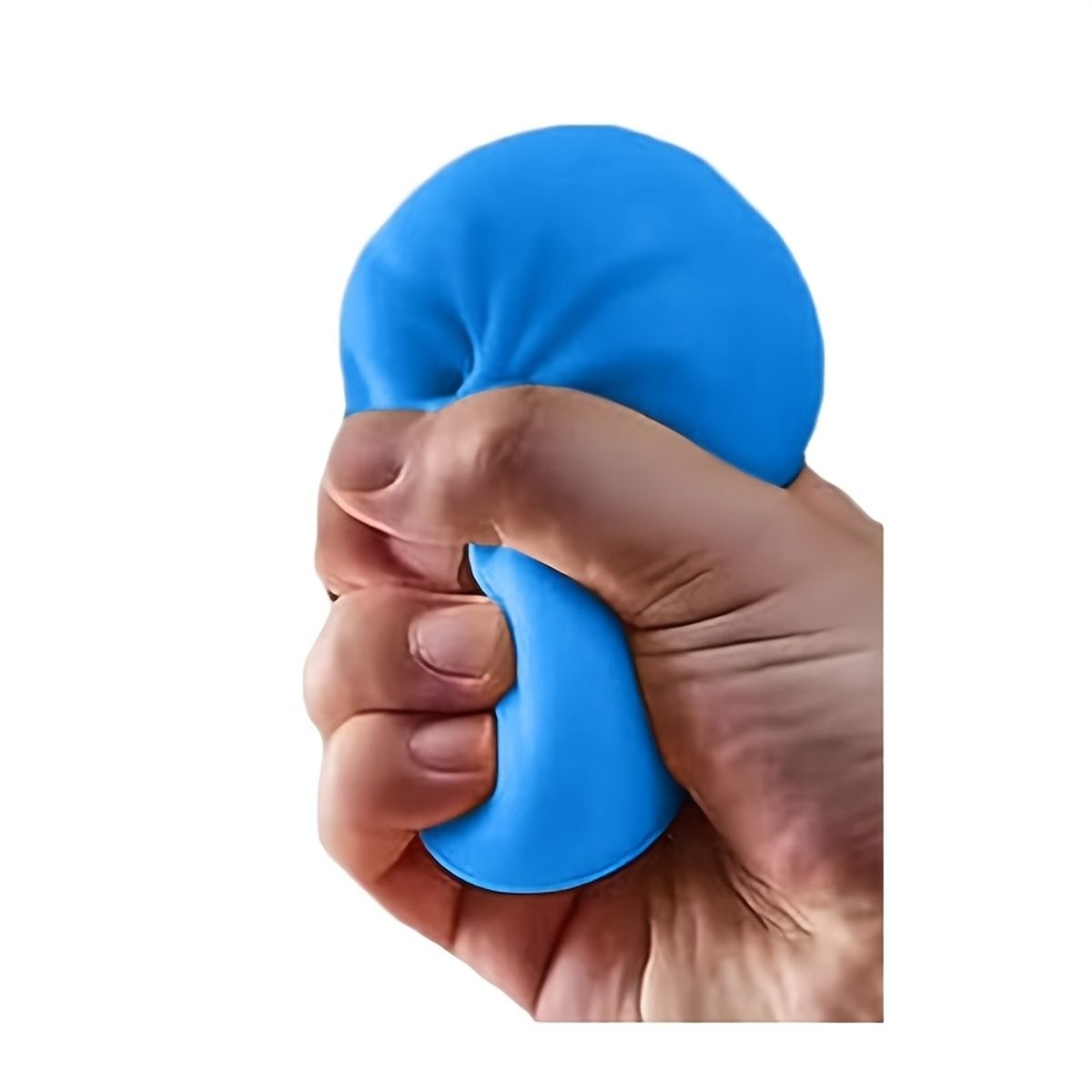 VATYERTY - Juguete antiestrés con forma de bollo sonrisa Azul