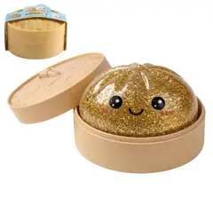 VATYERTY - Juguete antiestrés con forma de bollo Resplandecer Oro