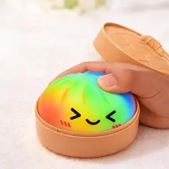 VATYERTY - Juguete antiestrés con forma de bollo Vistoso