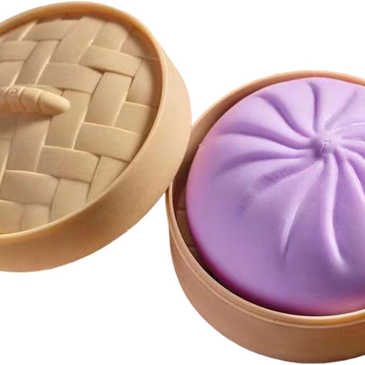 VATYERTY - Juguete antiestrés con forma de bollo Morado