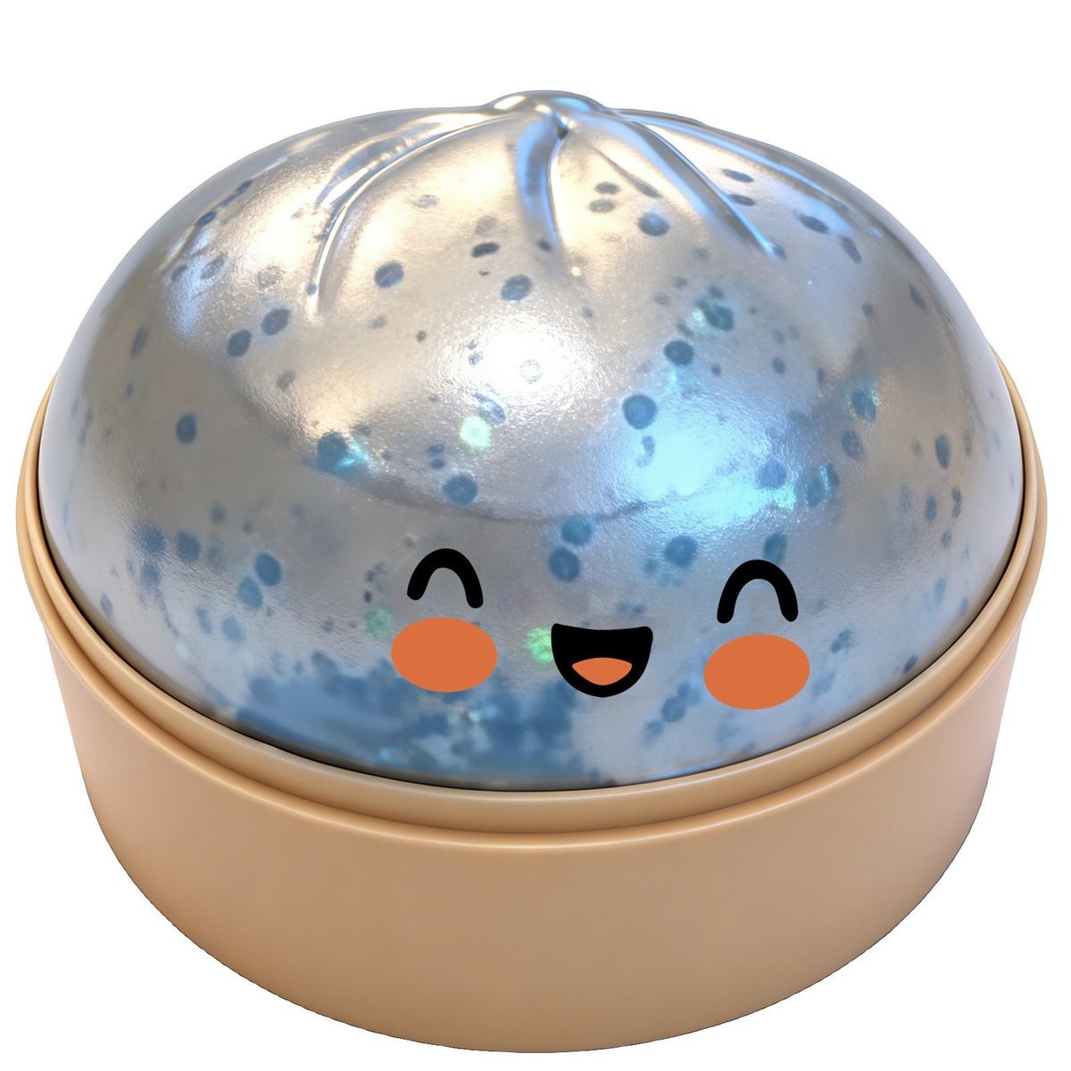VATYERTY - Juguete antiestrés con forma de bollo Risa Azul claro