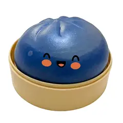 VATYERTY - Juguete antiestrés con forma de bollo Risa Azul oscuro