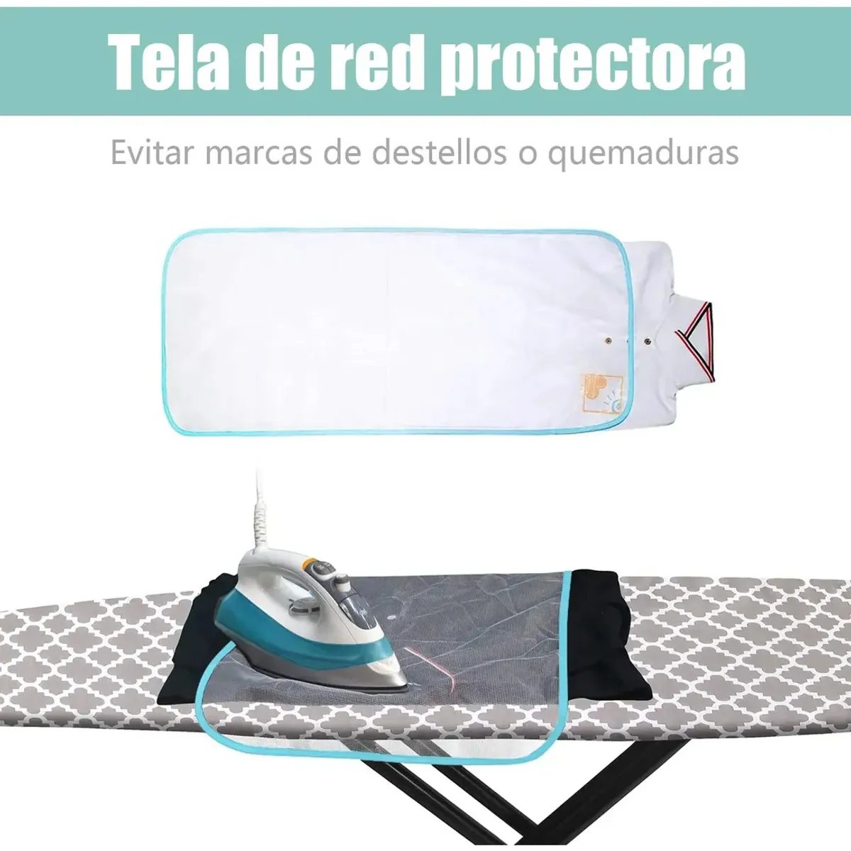 KUANGYE - Funda Burro De Tela Suave Tabla Planchar Universal 48x147 Cm