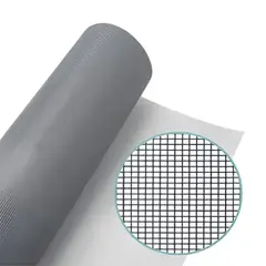 GENERICO - Malla Mosquitera Fibra De Vidrio Alto 1,20 Mts X 5 Mts Largo