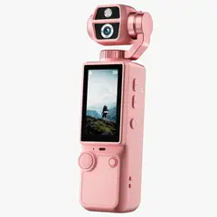 RENVMEXY - Cámara Q9 180° Rotación 5MP Tipo-C Luz Rellena 2000mAh