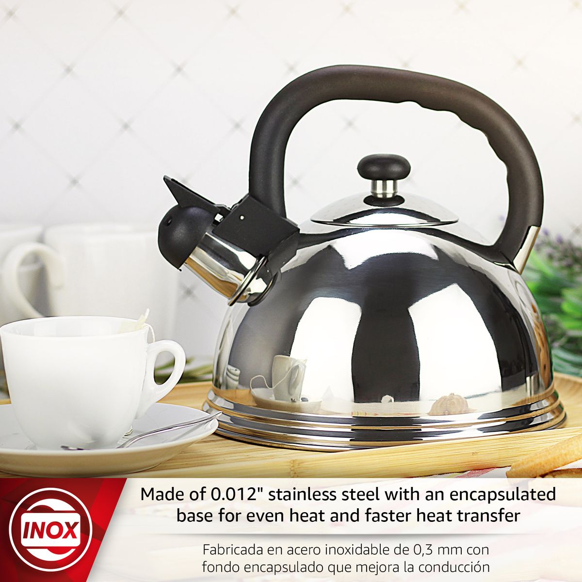 MAGEFESA - Tetera Magefesa Casia 2,6 L Acero Inoxidable