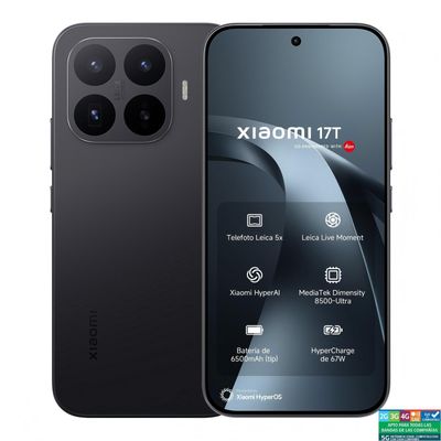 Xiaomi 17T Negro 12Gb Ram 512Gb Rom Negro 512 Gb