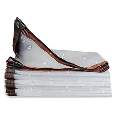 GENERICO - Lona Transparente resistente Impermeable 3x3 mts