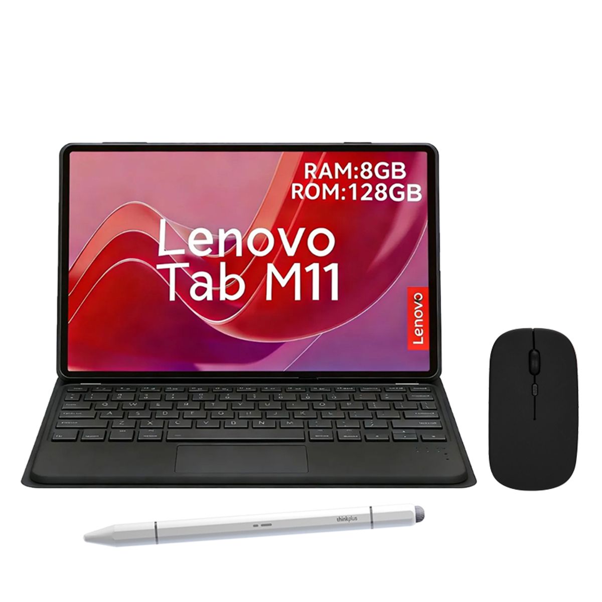 LENOVO - Tablet Lenovo M11 8GB+128GB WiFi 11+Teclado Negro+Lápiz+Mouse