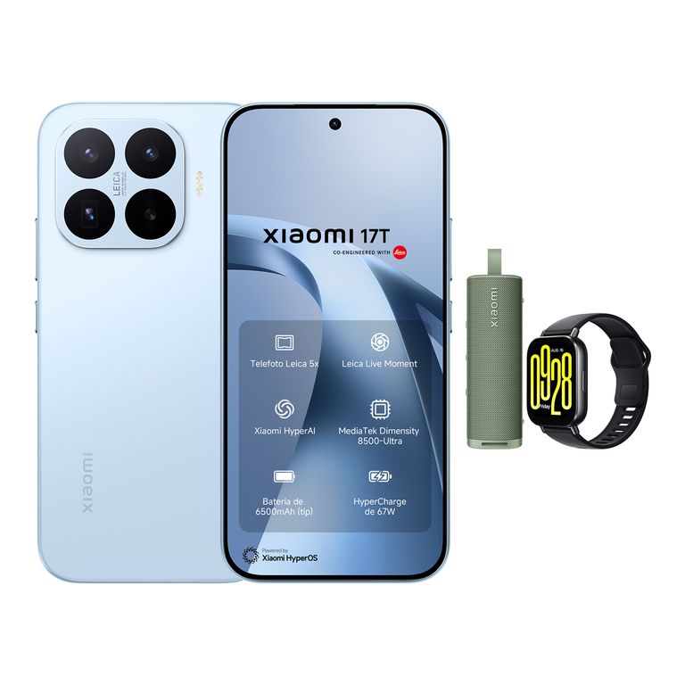 17T Azul 512GB + Sound Outdoor + REDMI Watch 5 Active