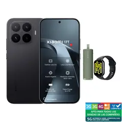 XIAOMI - 17T Negro 512GB + Sound Outdoor + REDMI Watch 5 Active