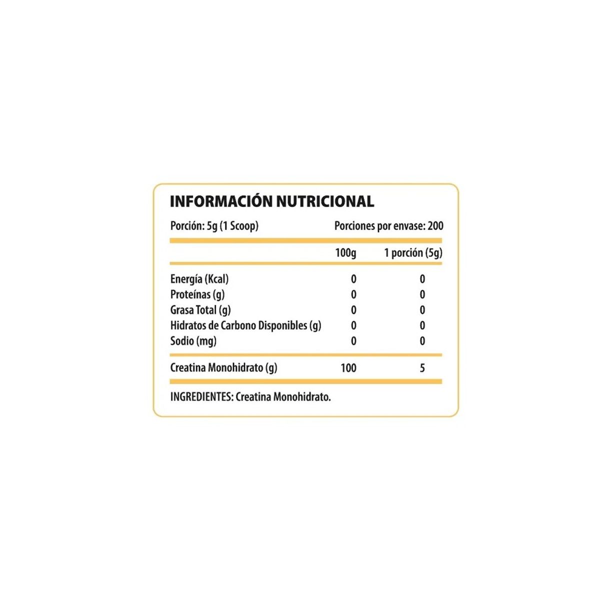 PULSE - CREATINA MONOHIDRATADA 1KG SIN SABOR - PULSE NUTRITION